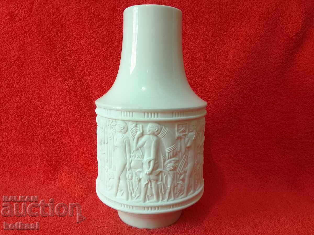 Old porcelain vase Handmade KPM Germany Egypt