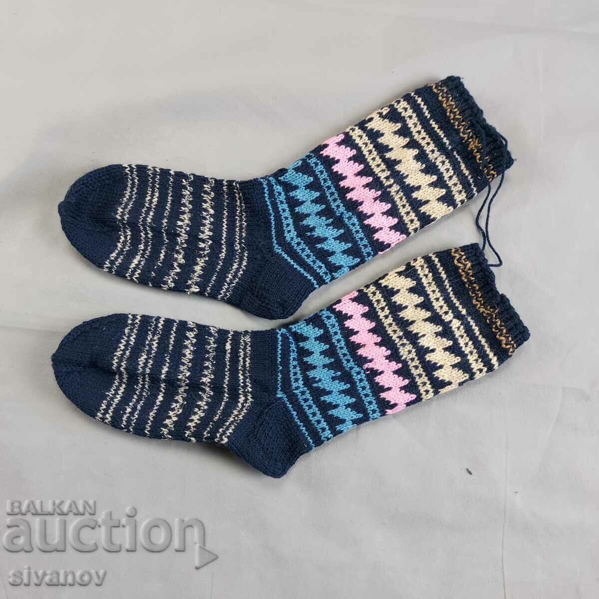 Wool socks for ethnic folklore costume #2354