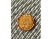 Moneda de aur Victoria 1887