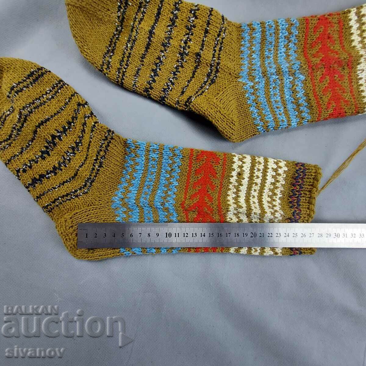 Wool socks for ethnic folklore costume #2357 - 7 Wool socks for ethnic folklore costume #2357 - 7