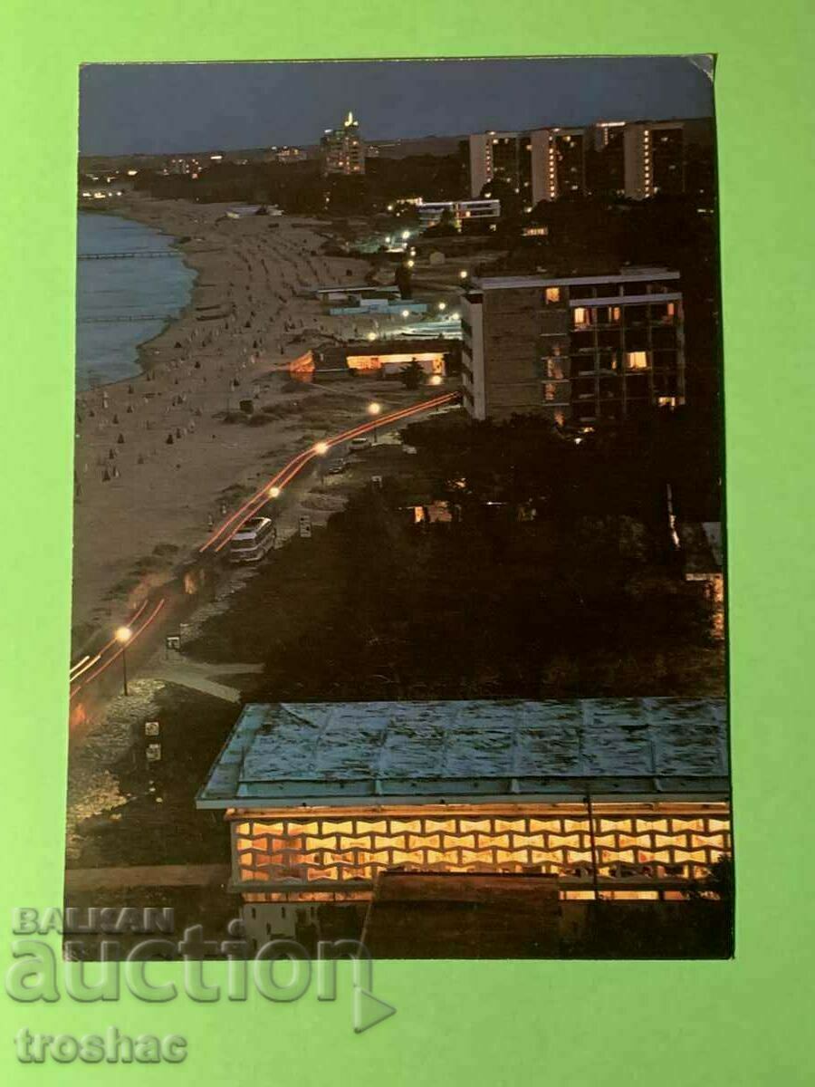 Old Card Sunny Beach 1970