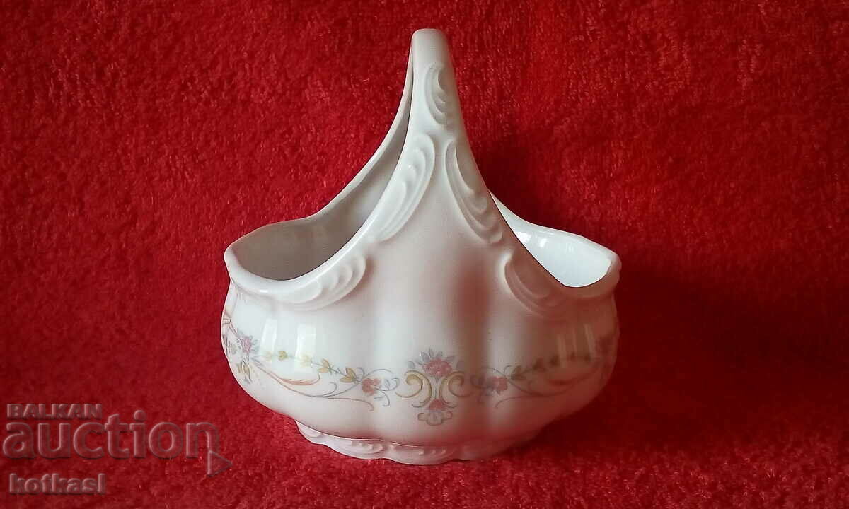 Old porcelain basket KPM Handmade Germany