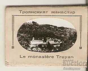 Map Bulgaria Troyan Monastery Albumche mini