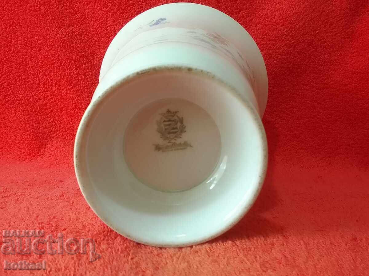 Παλιό μεγάλο πορσελάνινο βάζο WEIMAR Γερμανίας - 7 Παλιό μεγάλο πορσελάνινο βάζο WEIMAR Γερμανίας - 7