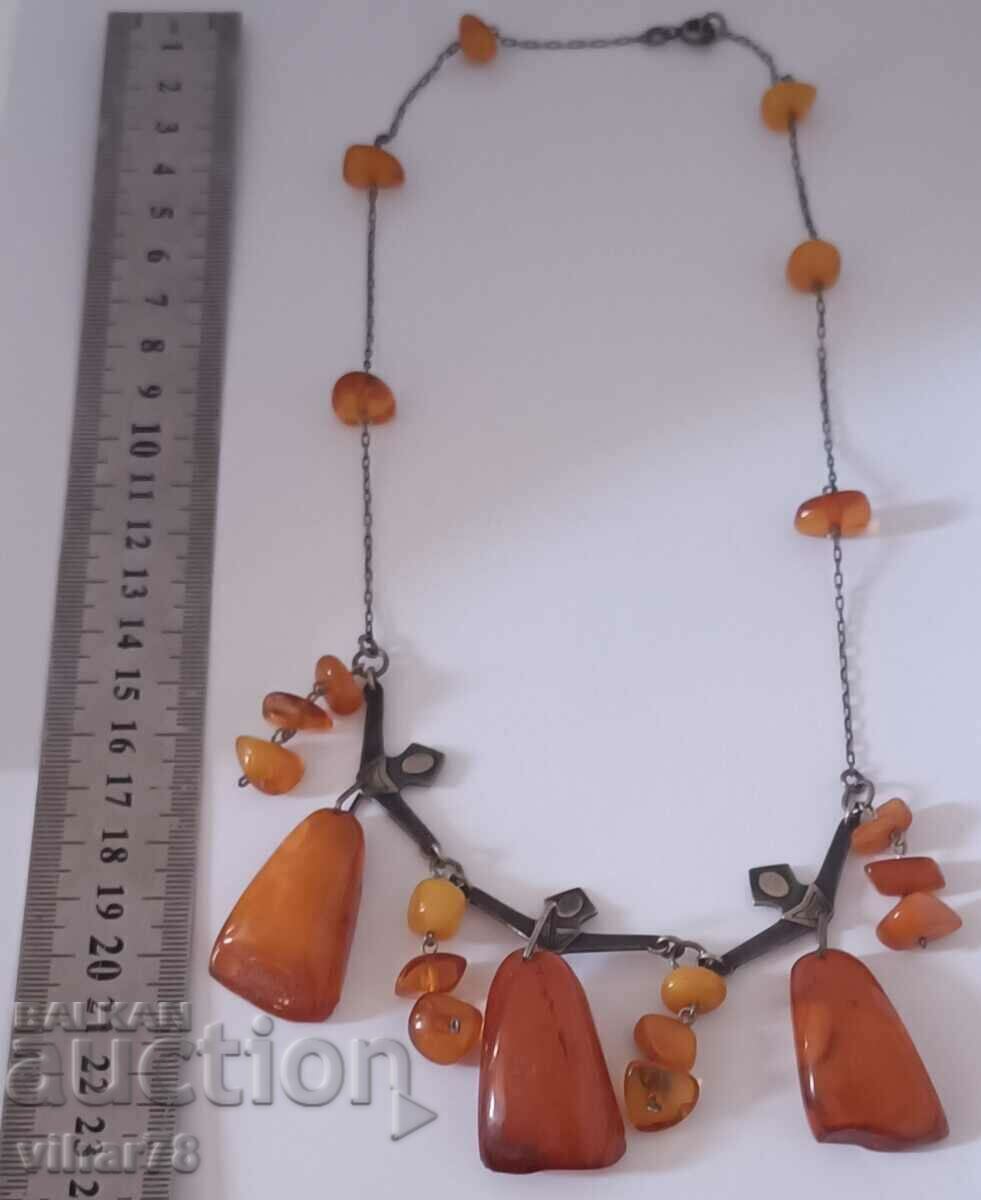 Old Russian necklace with amber with price € 299.99 | 586.73 BGN