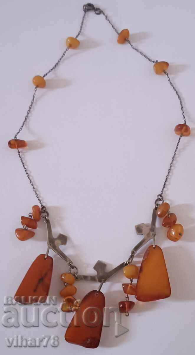 Παλιό ρωσικό κολιέ με κεχριμπάρι - 5 Παλιό ρωσικό κολιέ με κεχριμπάρι - 5