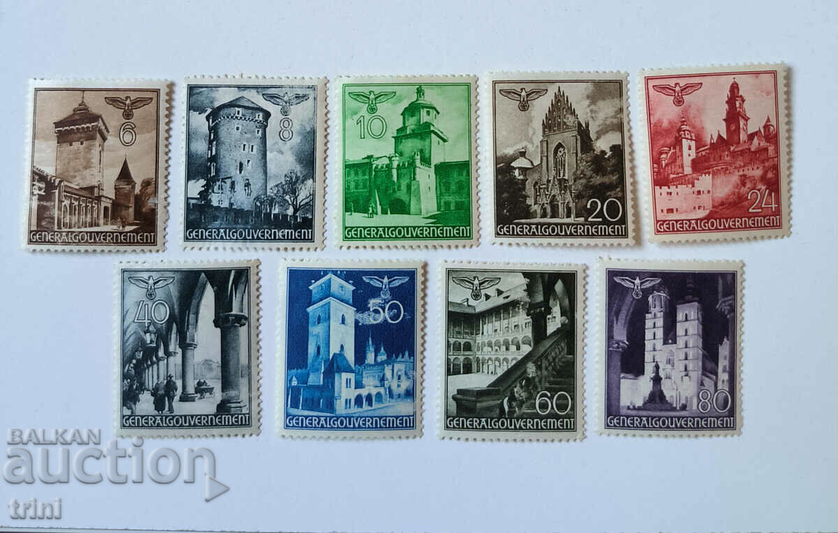 Germany Reich 1940 General Gouvernement buildings
