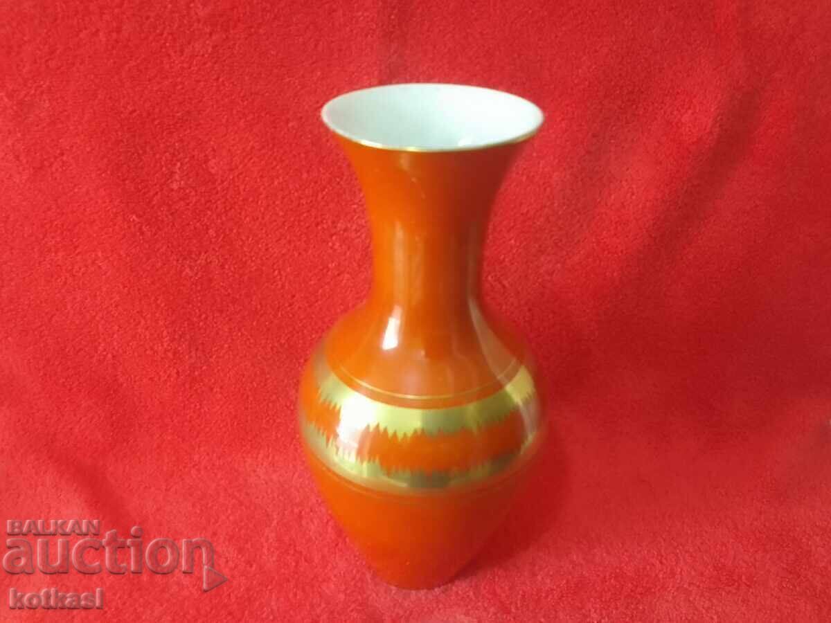Old porcelain vase GDR gilt Germany Unterweissbach - 7 Old porcelain vase GDR gilt Germany Unterweissbach - 7