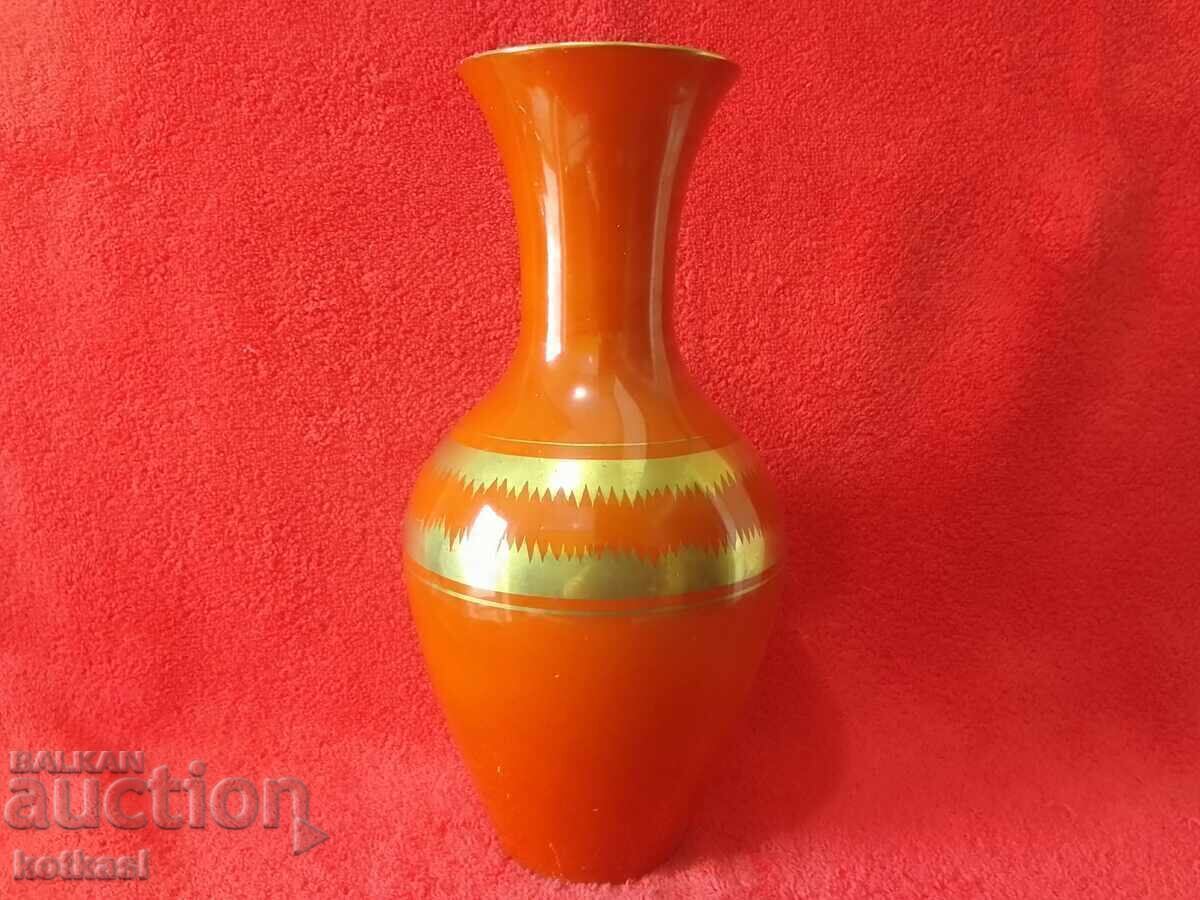 Old porcelain vase GDR gilt Germany Unterweissbach Old porcelain vase GDR gilt Germany Unterweissbach