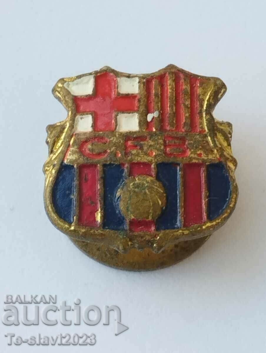 Стара футболна значка- Барселона