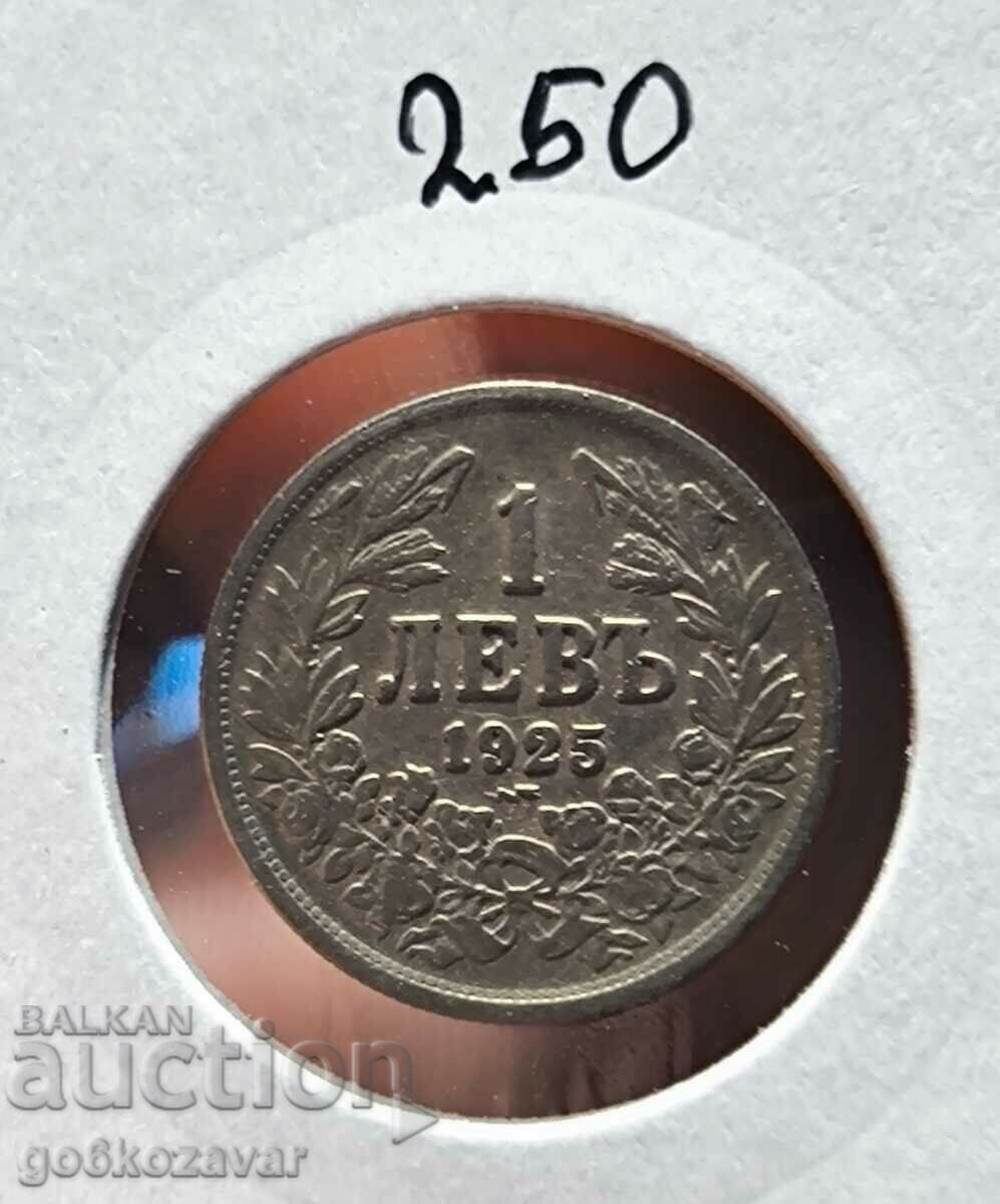 Bulgaria 1 lev 1925 Top coin!