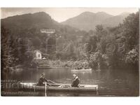1933 OLD PHOTO KOSTENETS HOLIDAY HOUSES BOATS LAKE COTTAGES G573