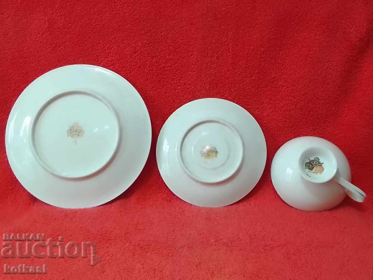 Old Bavaria MPK Germany triple set cup two plates - 5 Old Bavaria MPK Germany triple set cup two plates - 5
