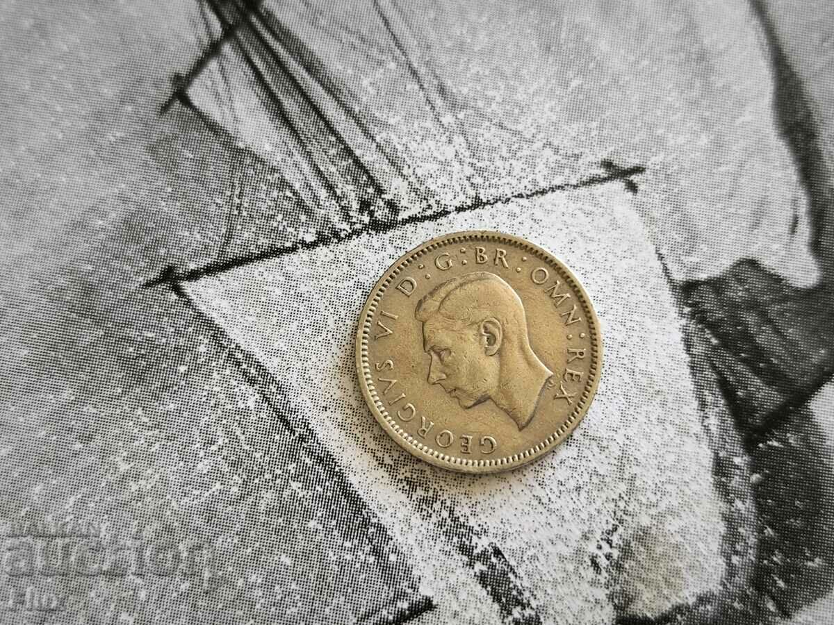 Coin - Great Britain - 6 pence | 1948 with price 2.35 BGN | € 1.20 Coin - Great Britain - 6 pence | 1948 with price 2.35 BGN | € 1.20