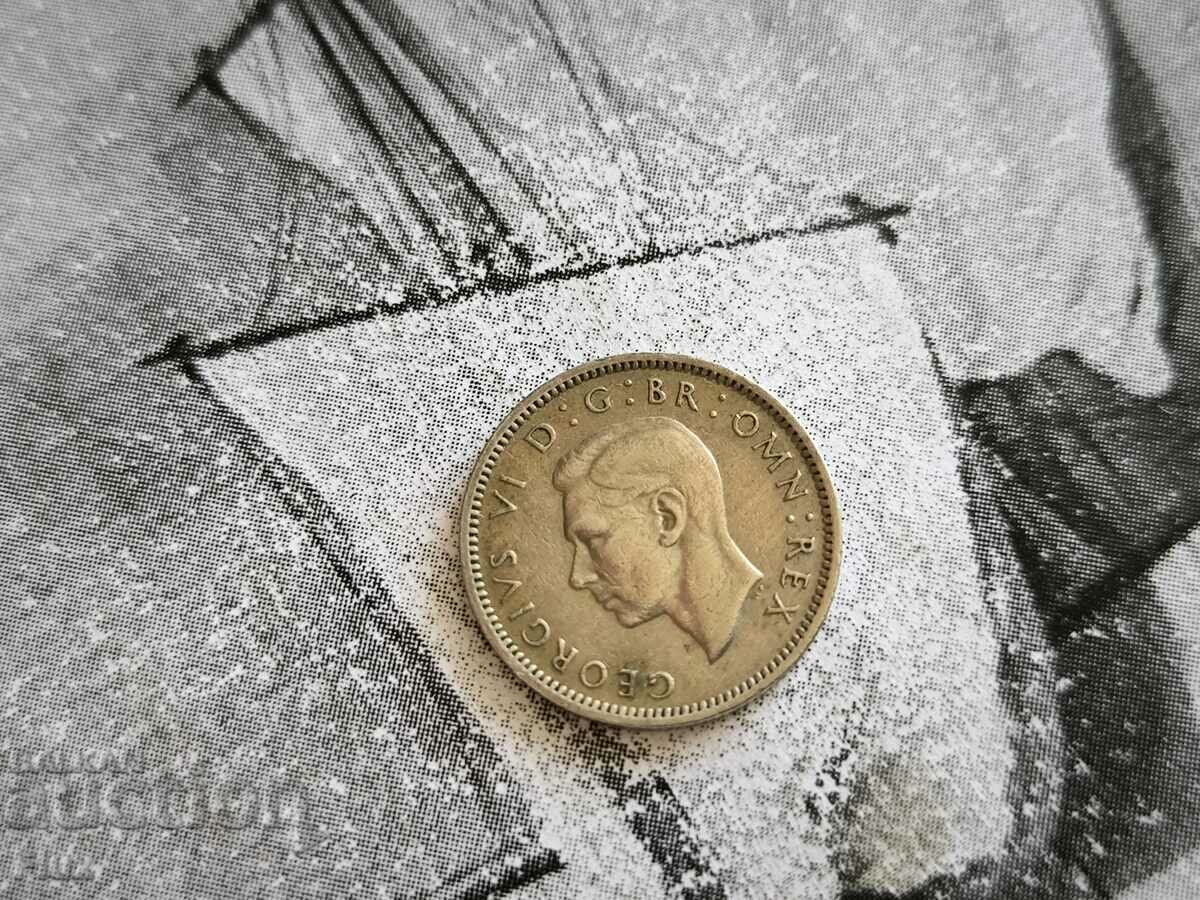 Coin - Great Britain - 6 pence | 1949 with price 2.25 BGN | € 1.15 Coin - Great Britain - 6 pence | 1949 with price 2.25 BGN | € 1.15