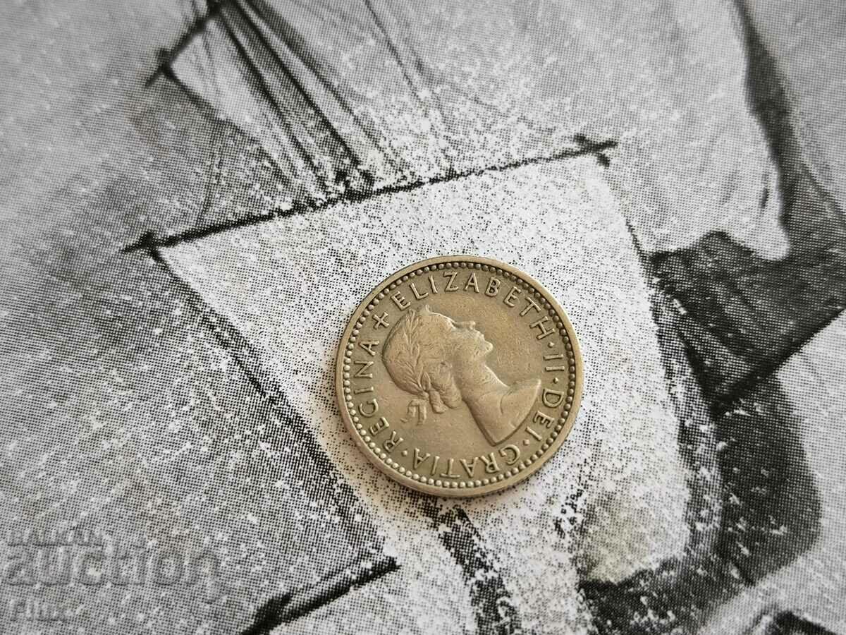 Κέρμα - Μεγάλη Βρετανία - 6 πένες | 1958 με τιμή 1.70 BGN | € 0.87 Κέρμα - Μεγάλη Βρετανία - 6 πένες | 1958 με τιμή 1.70 BGN | € 0.87