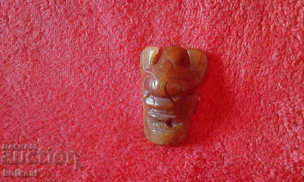 Old semi-precious stone buckle - 5