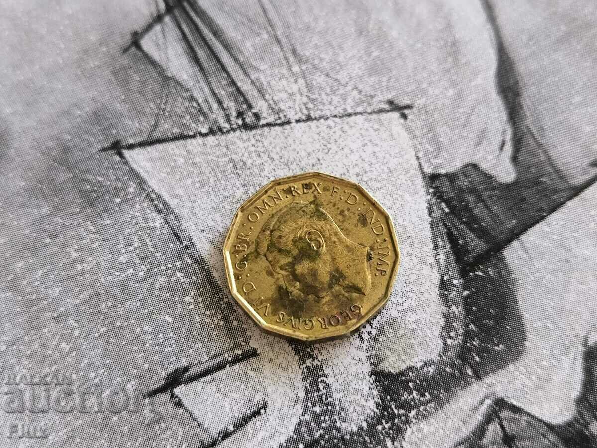 Coin - Great Britain - 3 pence | 1941 with price 1.95 BGN | € 1.00