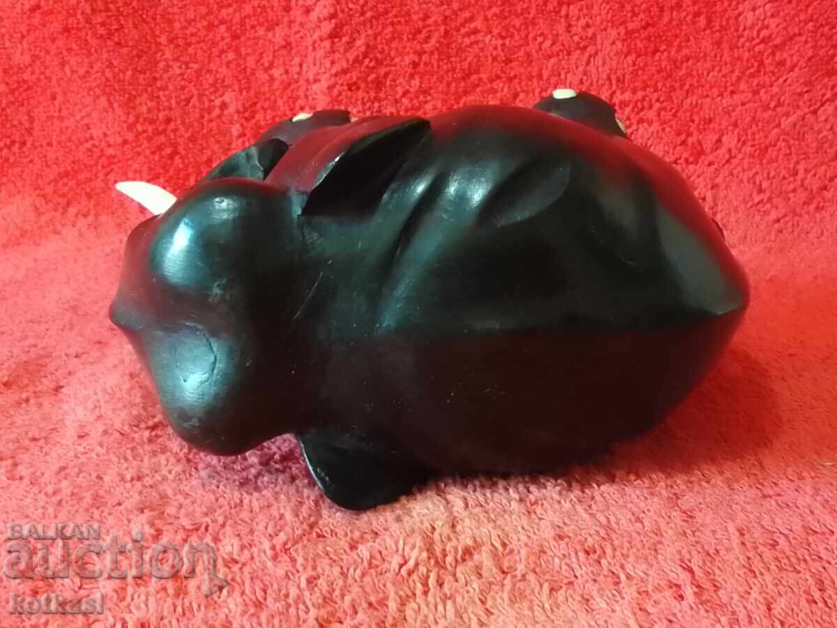 Wooden figurine of an Elephant in excellent condition - 5 Wooden figurine of an Elephant in excellent condition - 5