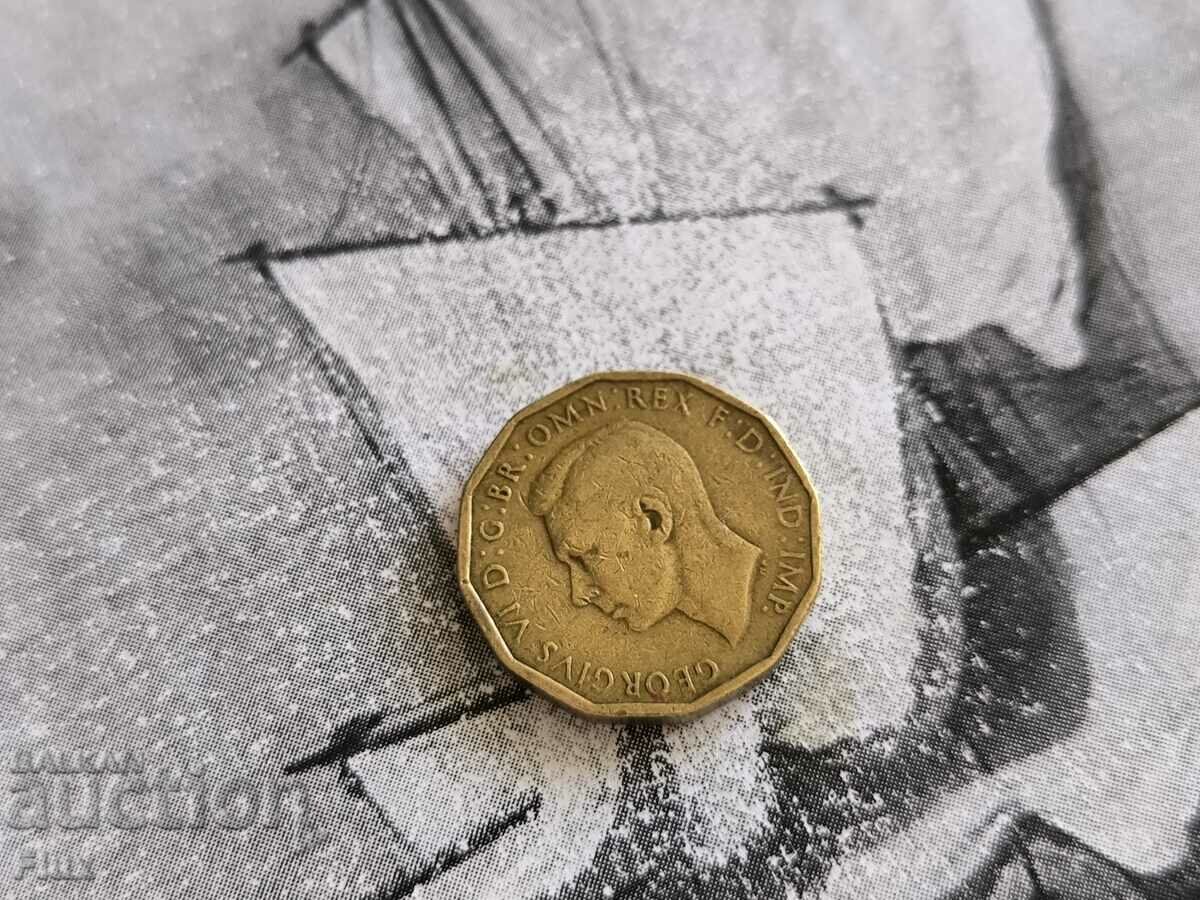 Coin - Great Britain - 3 pence | 1943 with price 2.25 BGN | € 1.15