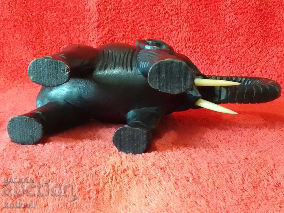 Old wooden Elephant figure excellent condition - 6 Old wooden Elephant figure excellent condition - 6