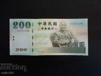 TAIWAN 200 yuani 2001 NOU UNC