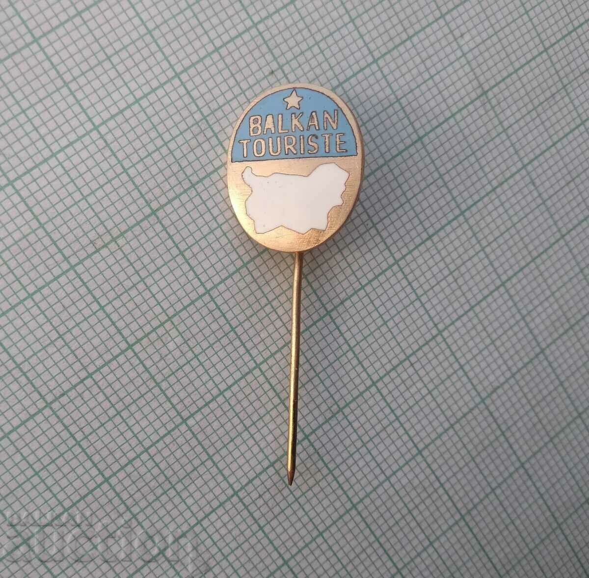 14700 Badge - Balkan tourist - bronze enamel with price 3.00 BGN | € 1.53 14700 Badge - Balkan tourist - bronze enamel with price 3.00 BGN | € 1.53