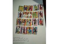 O mulțime de cărți de gumă de fotbal mondial 2014