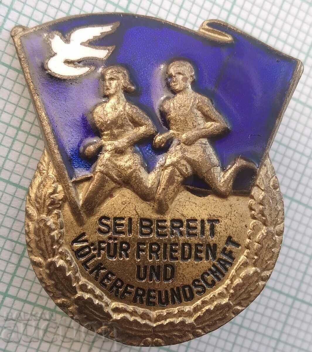 14703 Germany "Be ready for peace and friendship" - enamel