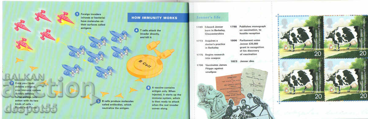 1999. Great Britain. Science. Carnet. with price 25.00 BGN | € 12.78 1999. Great Britain. Science. Carnet. with price 25.00 BGN | € 12.78