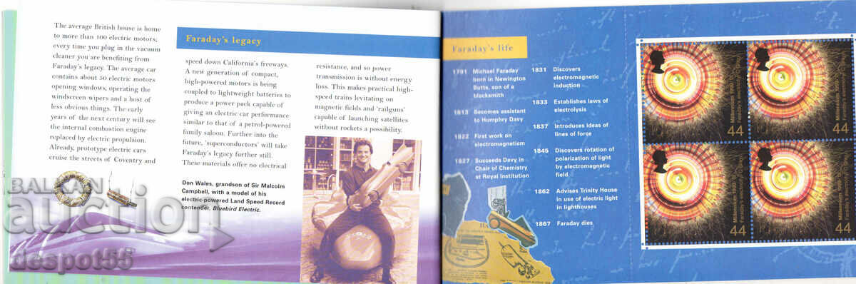 Auction 1999. Great Britain. Science. Carnet. Auction 1999. Great Britain. Science. Carnet.