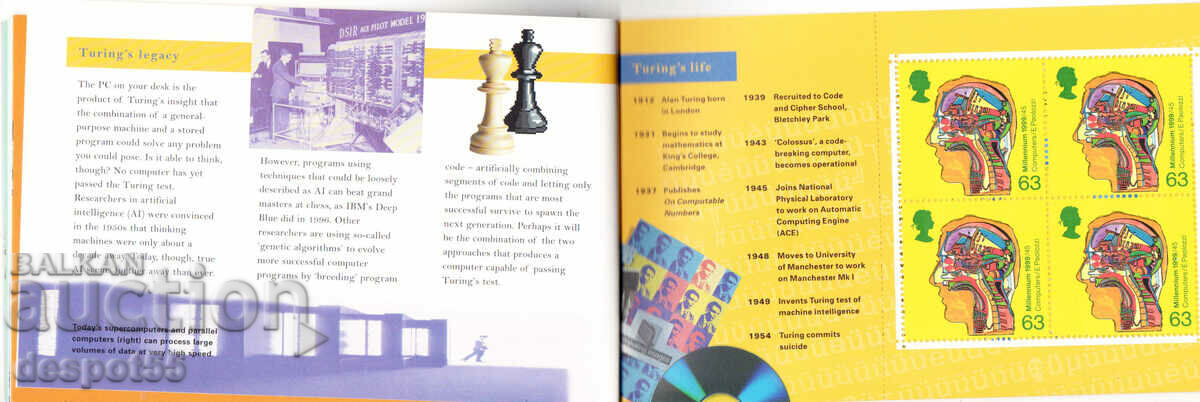 1999. Great Britain. Science. Carnet. - 5 1999. Great Britain. Science. Carnet. - 5