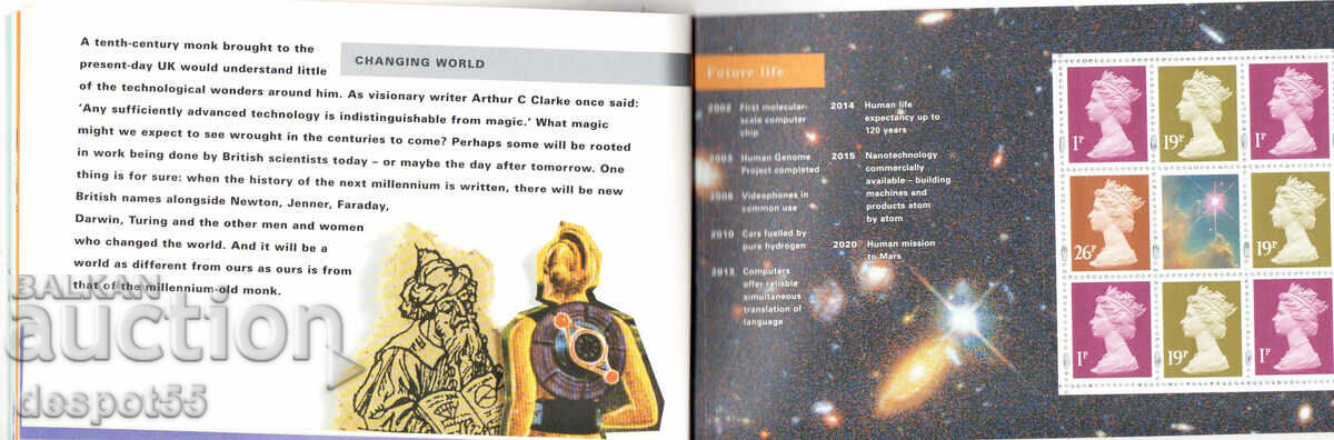 1999. Great Britain. Science. Carnet. - 6 1999. Great Britain. Science. Carnet. - 6