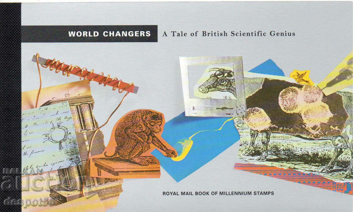 1999. Great Britain. Science. Carnet.