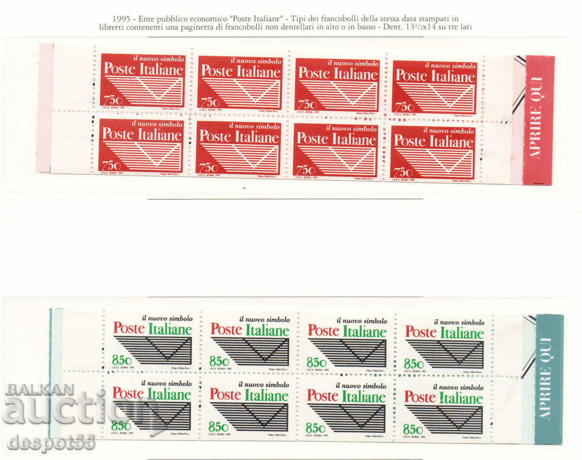 1995. Италия. Италианската поща. Карнет.