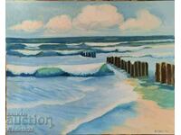 Georgi Takev - seascape 24 - 100x80 oil on canvas