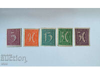 Germany Reich 1921 New Everyday Stamps