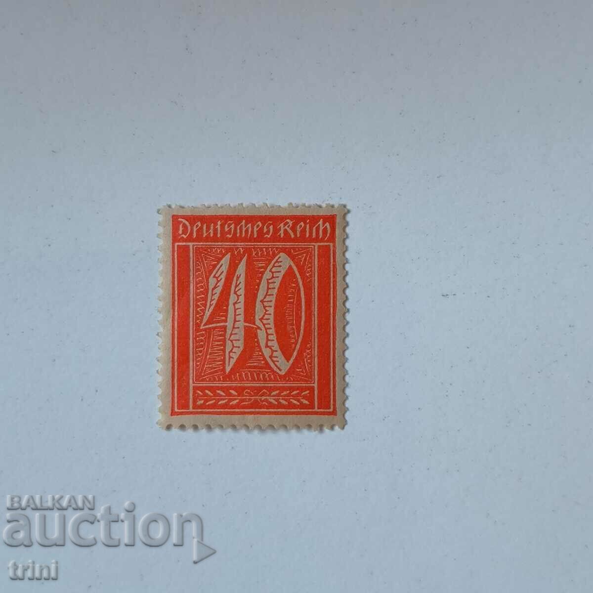 Γερμανία Ράιχ 1921 Νέα καθημερινά γραμματόσημα