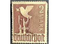 Германия  Съюзническа окупация  Използвана пощенска марка ..