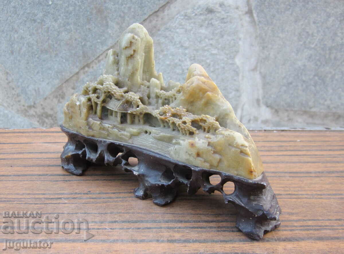 αγαλματίδιο παλιάς μορφής χειροποίητο από σαπουνόπετρα - 5 αγαλματίδιο παλιάς μορφής χειροποίητο από σαπουνόπετρα - 5