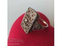 Bolyar silver ring filigree/Revival
