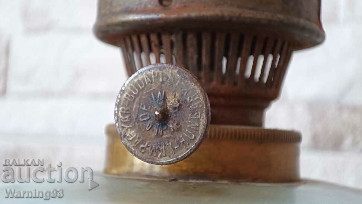 Old Hungarian gas lamp -LAMPAGYAR LAMPENFABRIK BUDAPEST - 6 Old Hungarian gas lamp -LAMPAGYAR LAMPENFABRIK BUDAPEST - 6