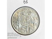 Australia 50 Centi 1966 Argint UNC
