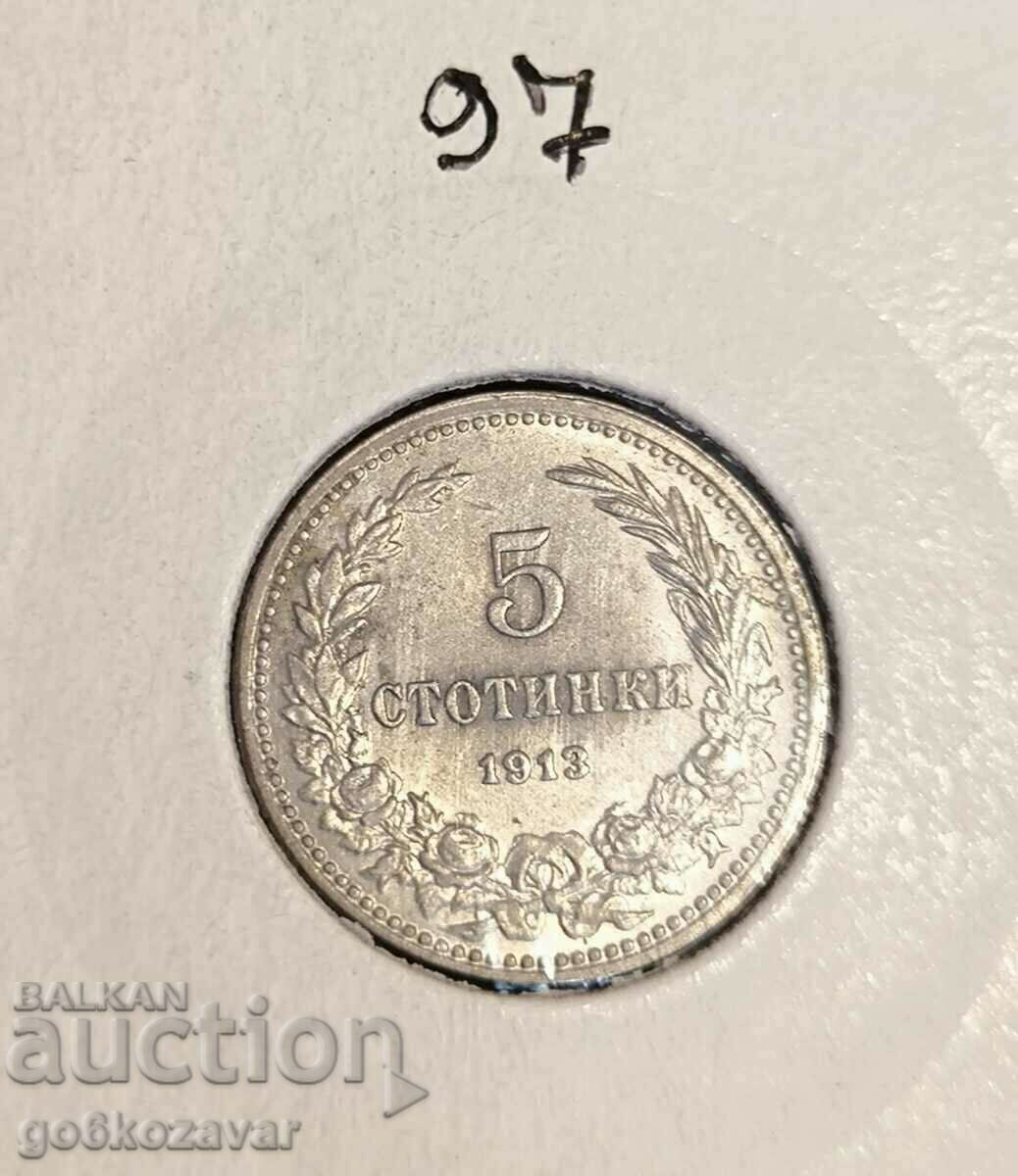 Βουλγαρία 5 λεπτά 1913 UNC