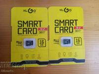 MicroSD memory card - 16GB + 16 GB
