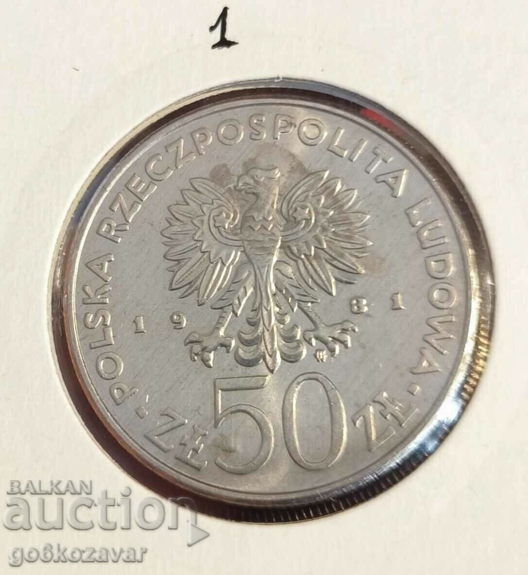 Poland 50 zlotys 1981 UNC