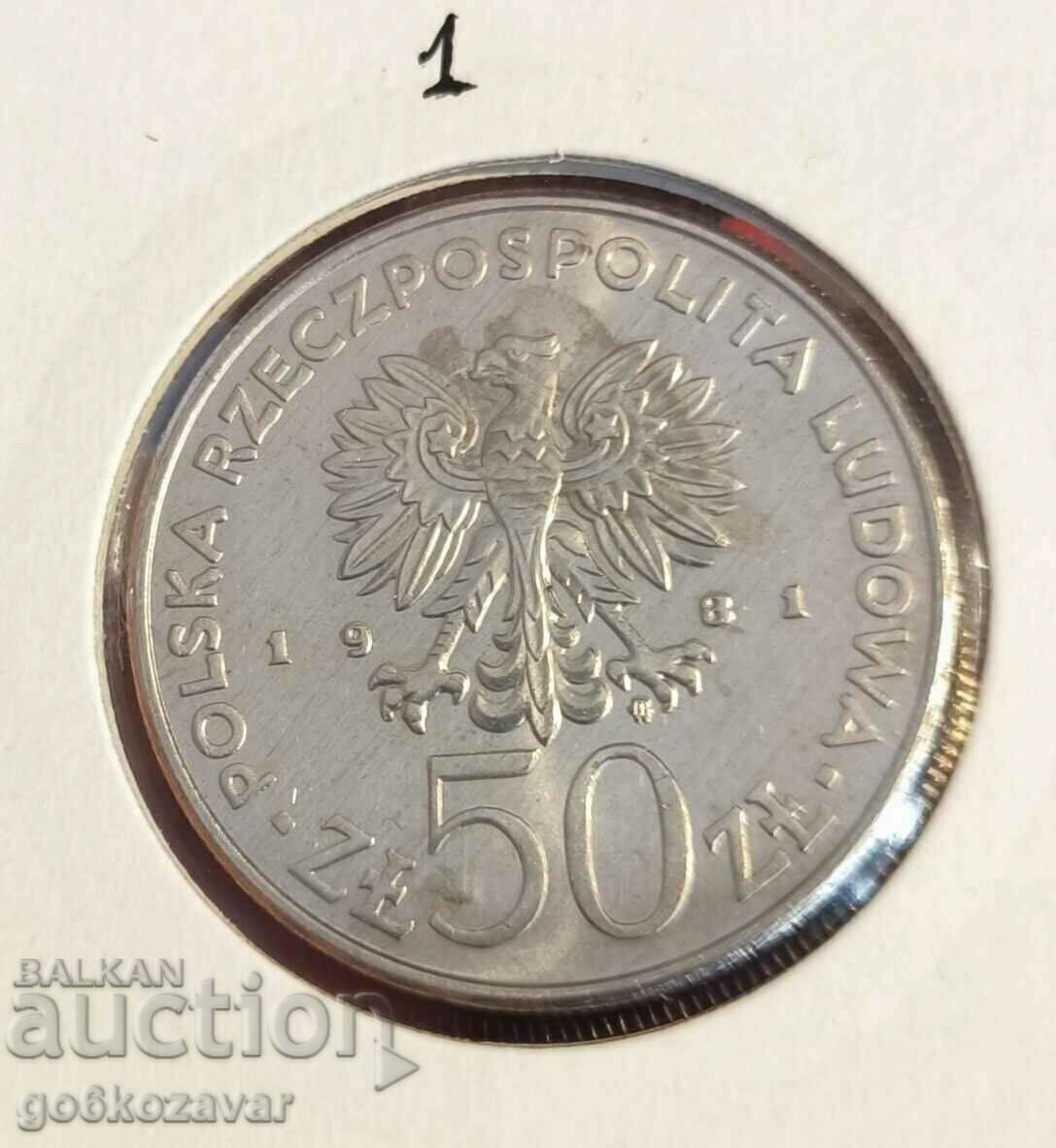 Πολωνία 50 ζλότι 1981 UNC