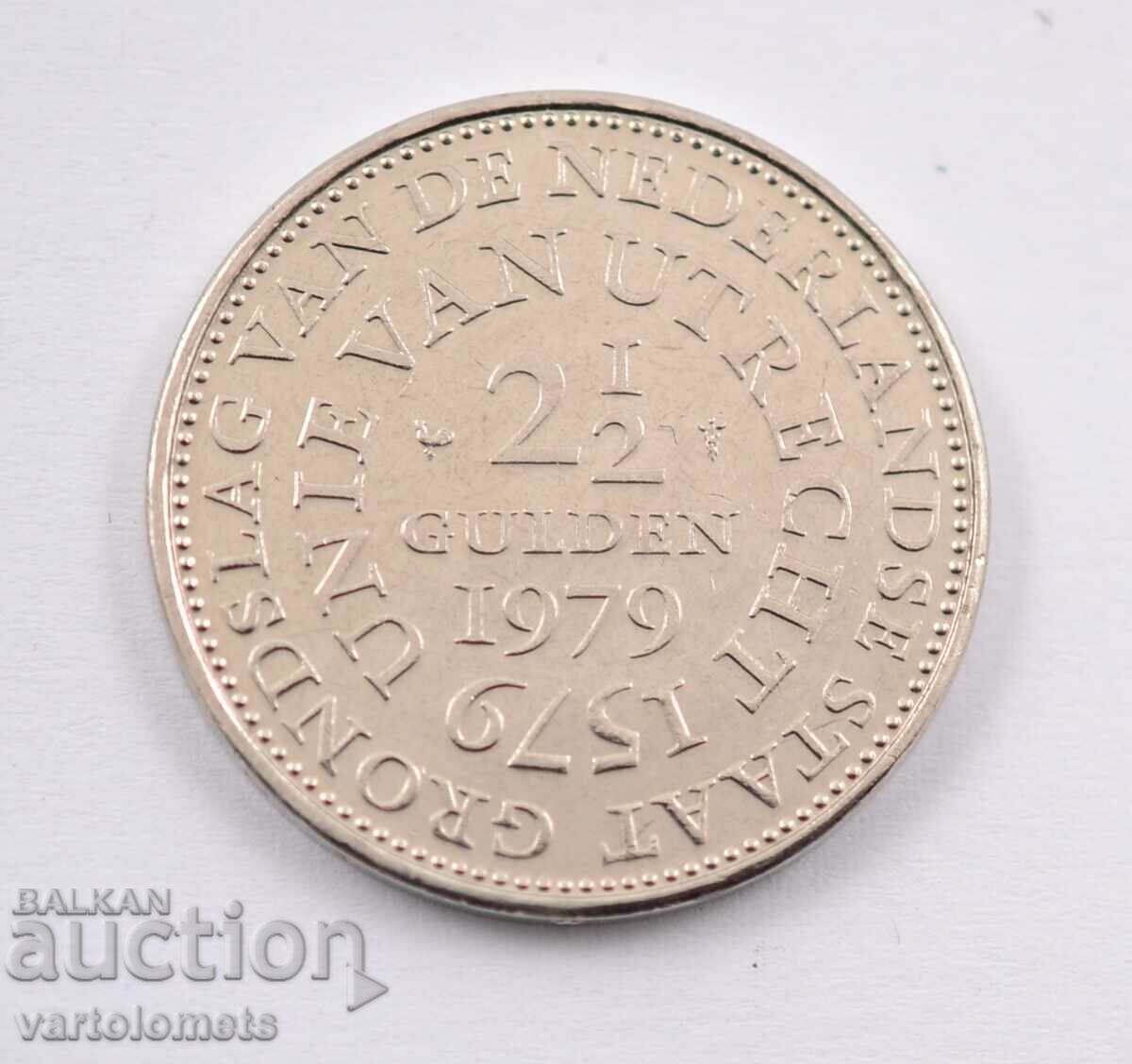 2 guldeni și jumătate, 1979 - Țările de Jos, 400 de ani de la Unirea de la Utrecht