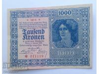 1000 kroner Austria-Hungary / 1000 kronen 1922 UNC!