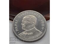Monedă rară de 5 USD din 1986 Sfânta Lucia
